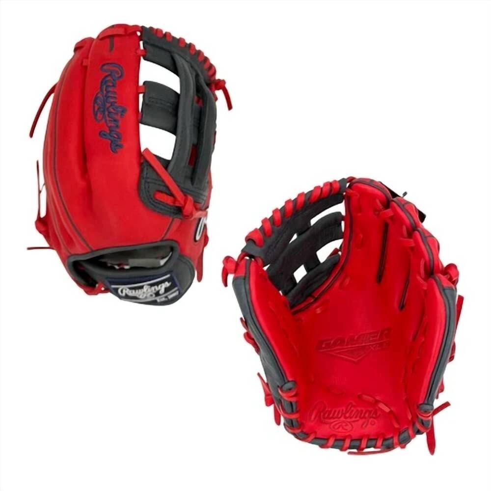 NEW RAWLINGS gamer xle series baseball glove - regular in red